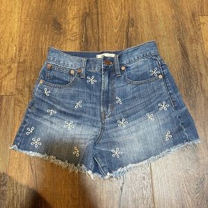 Madewell denim shorts